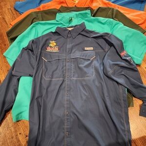 Columbia Long Sleeve, Magllan, And Habit Short Sleeve XL Fishing Shirts